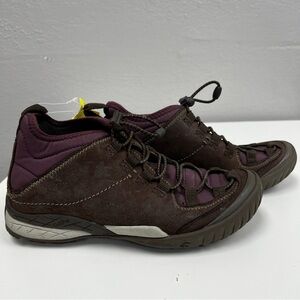 Cushe Women's Purple/ Brown Low-top Hiking Shoes - Size 6